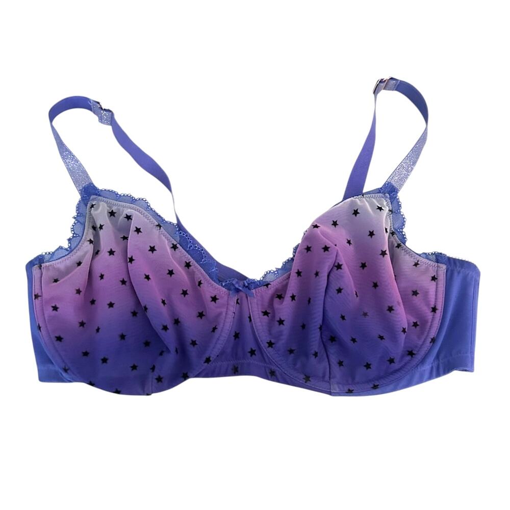 Savage X Fenty Stars Metallic Purple 40DDD